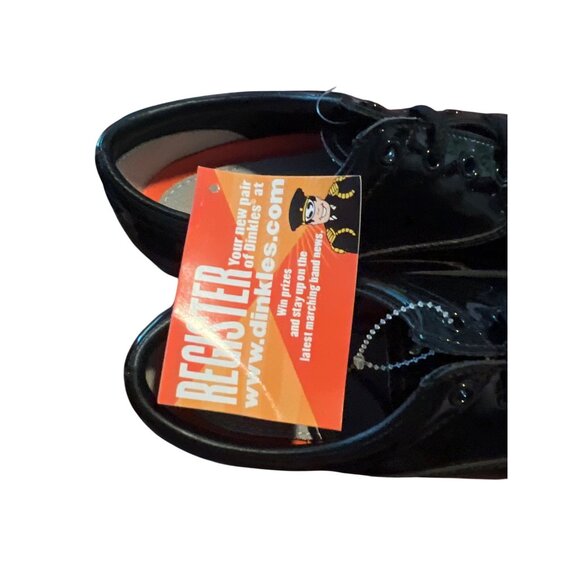 Dinkles Black Patent Leather Marching Band Shoes Size M6.5 / W8.5 - Picture 8 of 8